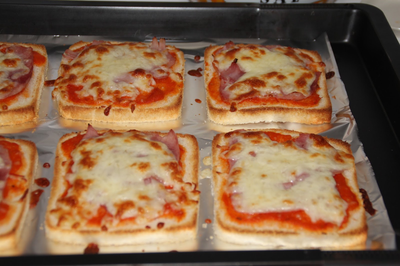 Mini pizza Toast
